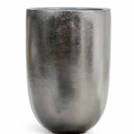 Кашпо Effectory Metal Высокий конус-чаша Стальное серебро - Кашпо Effectory Metal Высокий конус-чаша Стальное серебро
