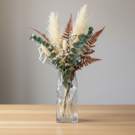 Ваза из прозрачного стекла &quot;Paper&quot; - Ваза из прозрачного стекла "Paper"