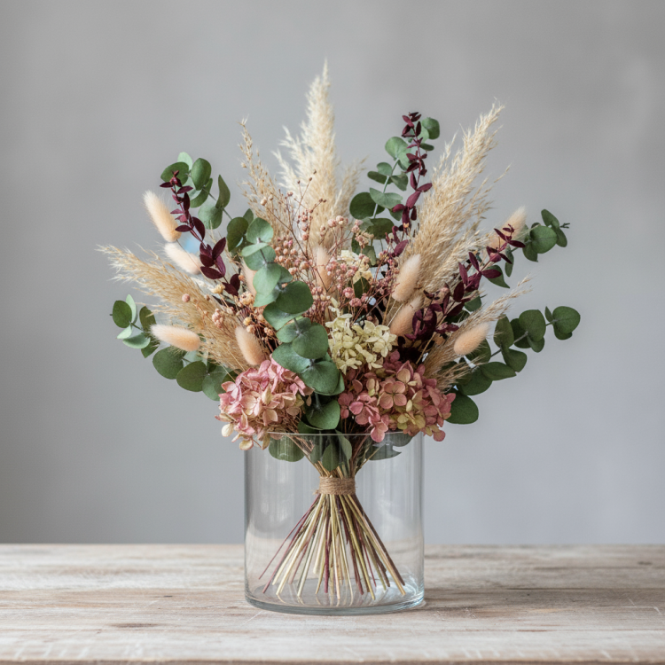 Ваза Трубка 200 прозрачное стекло