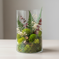 Ваза Трубка 200 прозрачное стекло - Ваза Трубка 200 прозрачное стекло