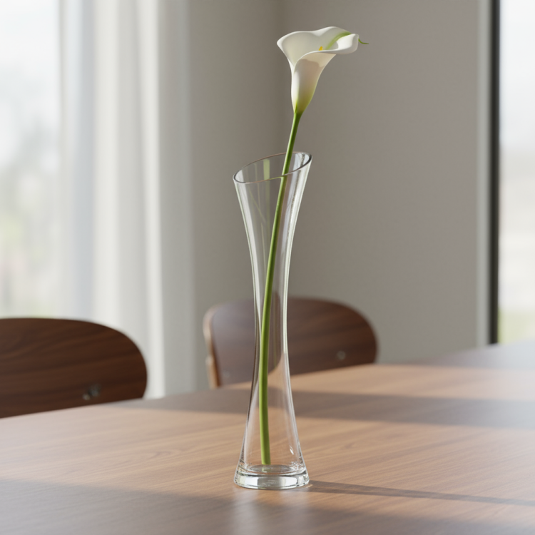 Ваза "Giemza" H30 см из прозрачного стекла Ваза "Giemza" H30 см из прозрачного стекла