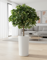 Кашпо (пластик) Pink-Apple Cilindro высокое