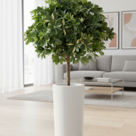 Кашпо (пластик) Pink-Apple Cilindro высокое - Кашпо (пластик) Pink-Apple Cilindro высокое