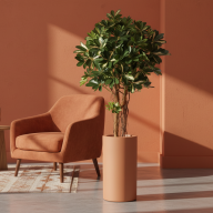 Кашпо (пластик) Pink-Apple Cilindro высокое - Кашпо (пластик) Pink-Apple Cilindro высокое