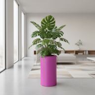 Кашпо (пластик) Pink-Apple Cilindro высокое - Кашпо (пластик) Pink-Apple Cilindro высокое