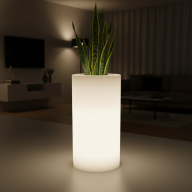 Кашпо (пластик) Pink-Apple Cilindro высокое - Кашпо (пластик) Pink-Apple Cilindro высокое