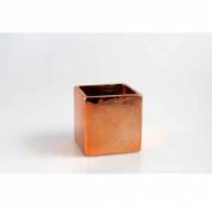 Кашпо керамическое Куб Глянцевое - Кашпо керамическое Куб Глянцевое