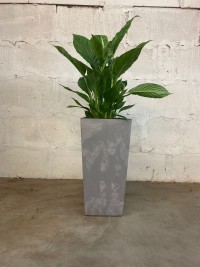 Кашпо Pink-Apple Cubico ECO recycled beton с вставкой 
