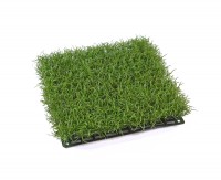 Коврик Газон-трава искусственная светло-зеленая 26x26 см