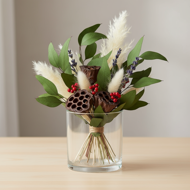 Ваза "Трубка 100" (прозрачное стекло)