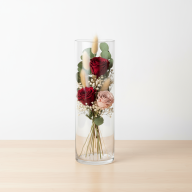 Ваза &quot;Трубка 100&quot; (прозрачное стекло) - Ваза "Трубка 100" (прозрачное стекло)