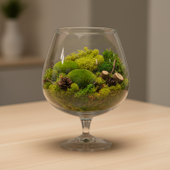 Ваза &quot;Бренди&quot; из прозрачного стекла - Ваза "Бренди" из прозрачного стекла