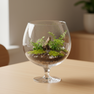 Ваза &quot;Бренди&quot; из прозрачного стекла - Ваза "Бренди" из прозрачного стекла